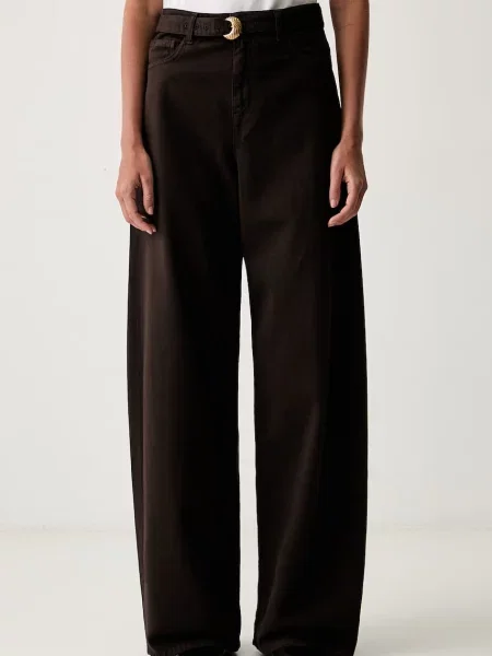 Pantaloni Twinset maro