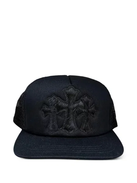 Șapcă Chrome Hearts cu motiv cu inimi negru