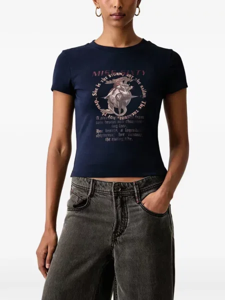 Tricou Miss Sixty cu imagine albastru