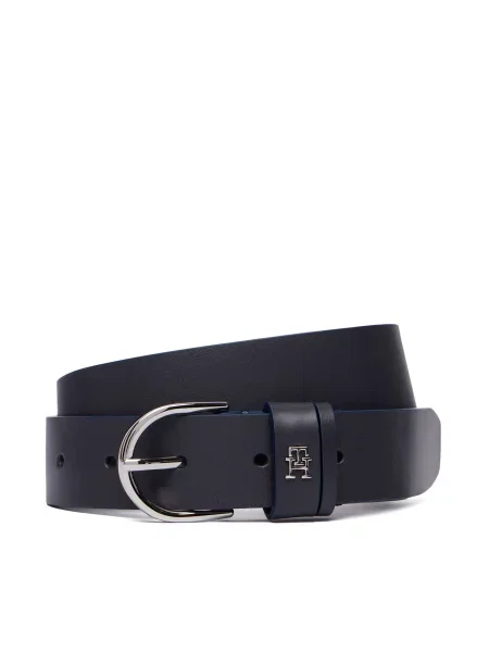 Opasok Tommy Hilfiger Essential Effortless Sv Tmavomodrá