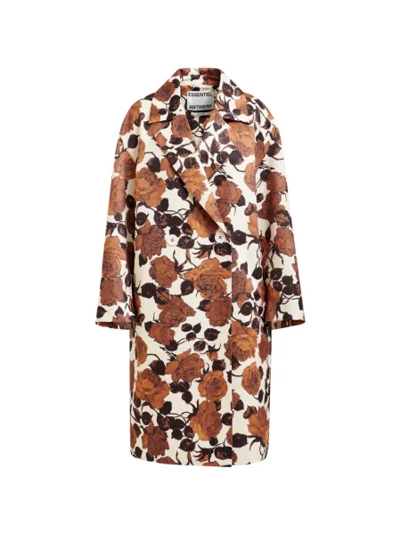 Palton Essentiel Antwerp cu model floral cu imagine