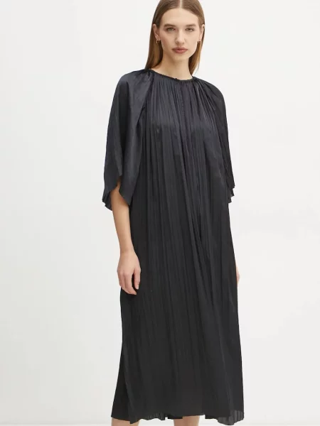 Day Birger et Mikkelsen sukienka Sophia midi oversize czarny