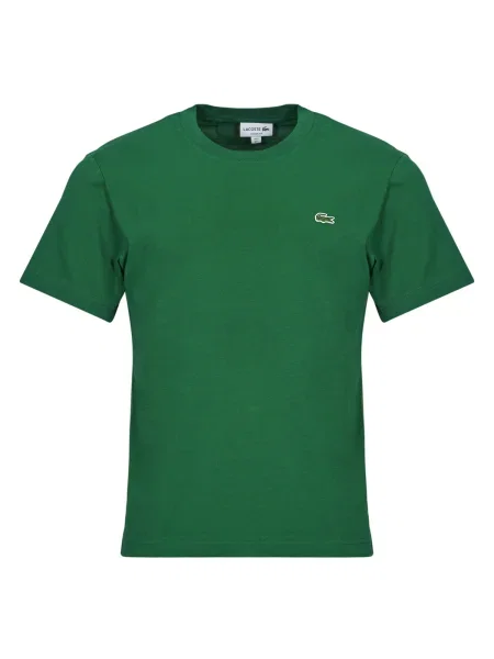 Cămașă Lacoste cu autograf clasică verde