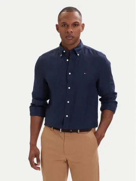 Tommy Hilfiger Cămașă Bleumarin