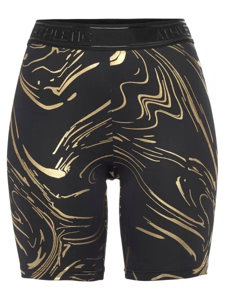 LASCANA ACTIVE Pantaloni sport galben amestecat negru