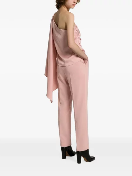Pantaloni Alberta Ferretti roz