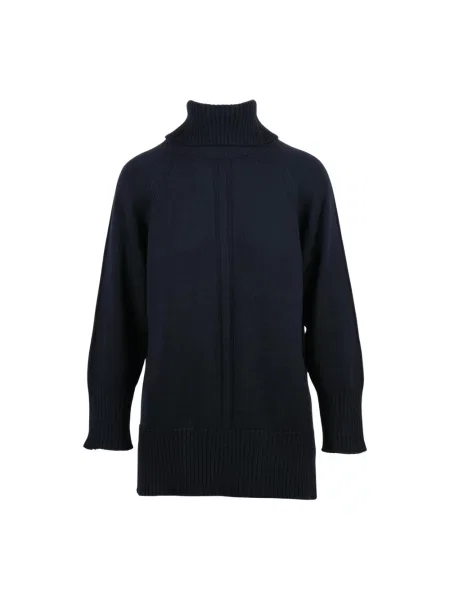 Sweter Alpha Studio wełniany niebieski