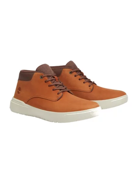 Šněrovací krajkové kotníkové boty Timberland hnědé