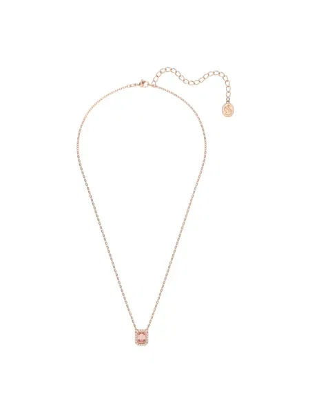Lniany naszyjnik Swarovski żółty
