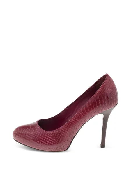 Pantofi cu toc Tory Burch din piele roșu