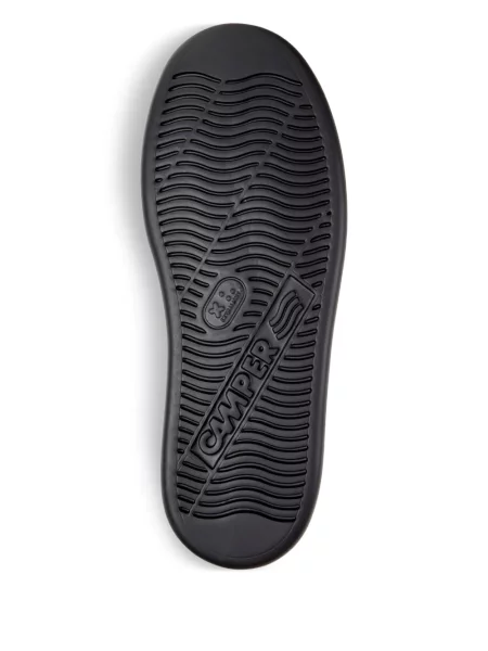 Sneakerși Camper cu șireturi din piele negru