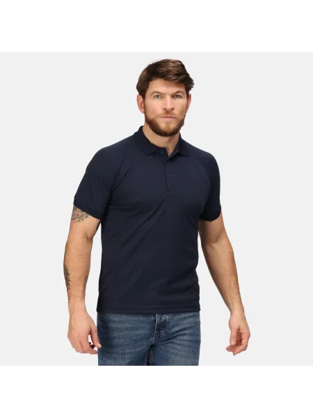 Koszulka Polo Coolweave niebieska