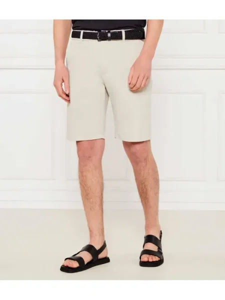 BOSS ORANGE Pantaloni scurți Chino | Tapered fit bej