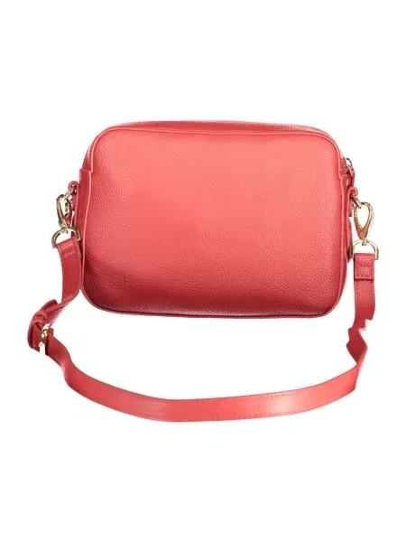 Lniana torebka crossbody Valentino Bags czerwona