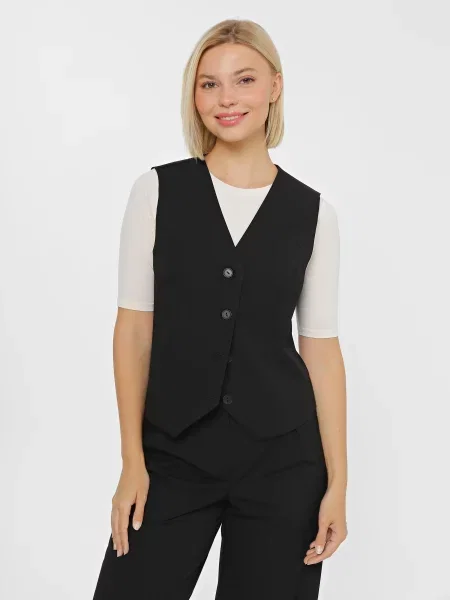 Braska Жилет Без підкладки чорний