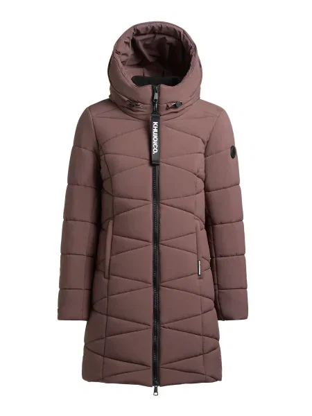 Khujo Palton de iarnă Tiff mauve negru