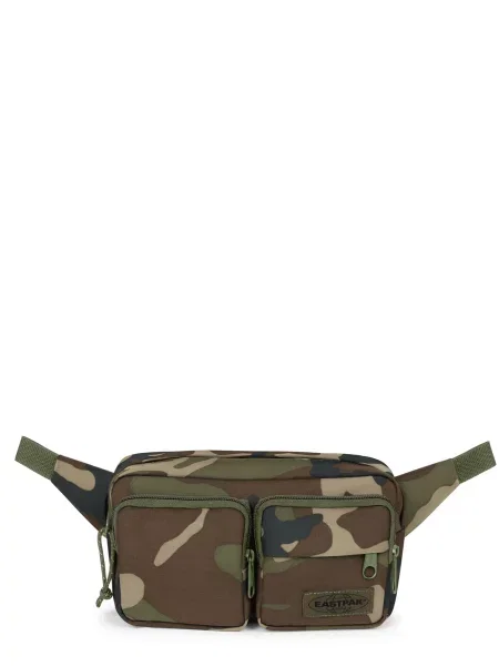 EASTPAK Geantă de umăr / ciocolatiu / kaki bej
