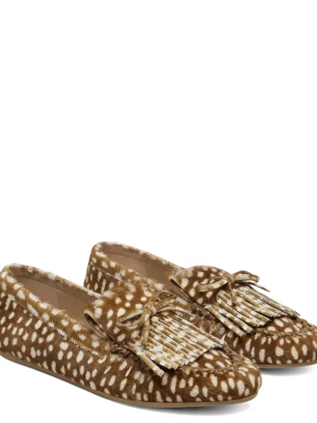 Pantofi loafer Stuart Weitzman maro