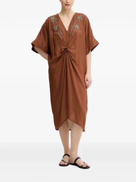 Rochie midi Lola_casademunt maro