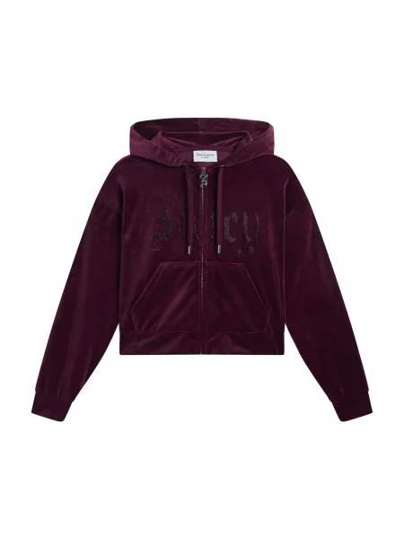 Juicy Couture Hanorac ICCLE bordeaux roșu