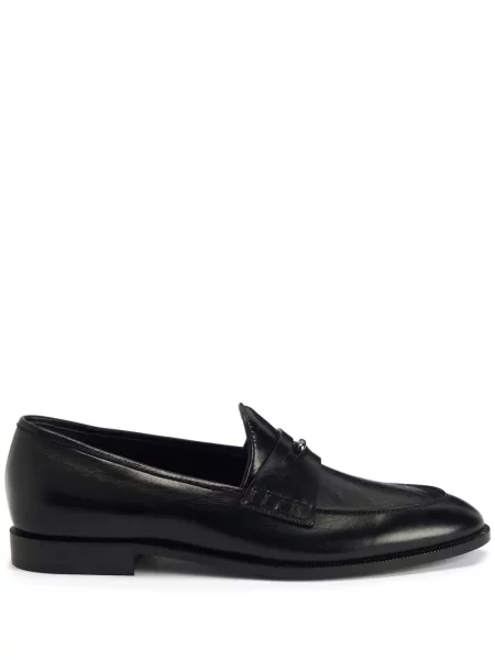 Pantofi loafer Giuseppe Zanotti din piele negru