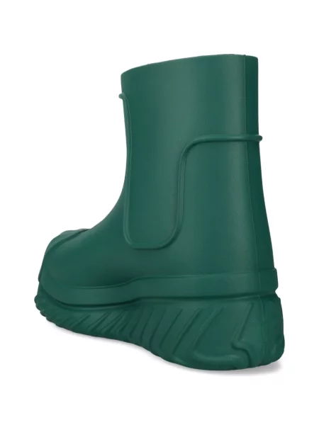 Pruhované klasické kalhoty Adidas zelené