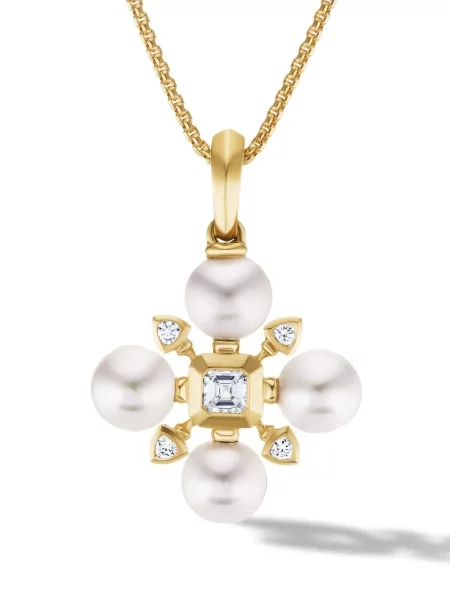 Přívěsek David Yurman s perlami žlutý