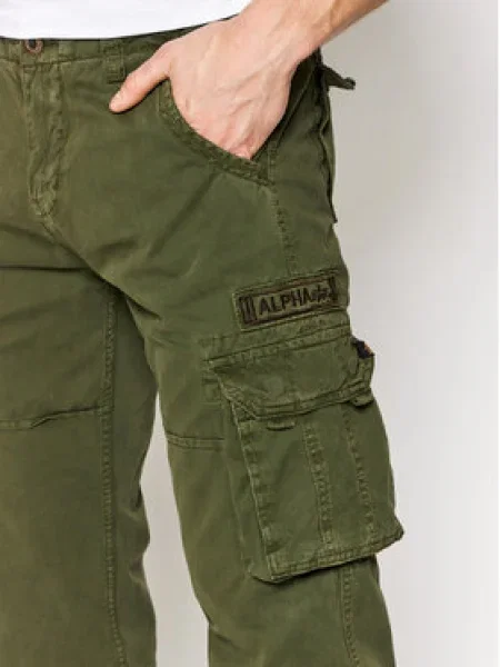 ALPHA INDUSTRIES Kapsáče Jet kaki / bordová zelená