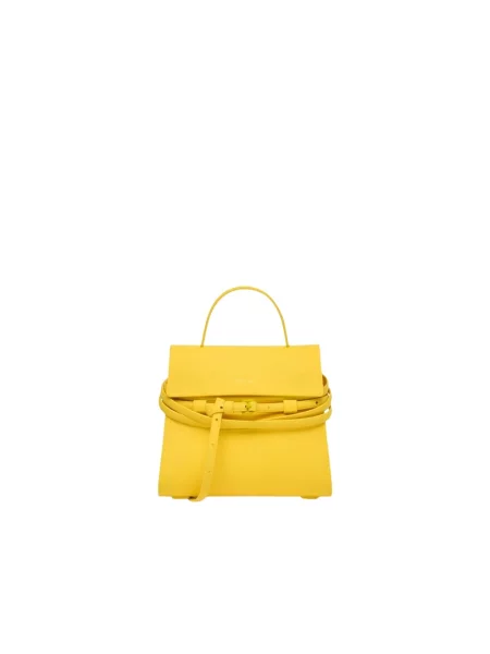Torebka Moschino wiązana żółta