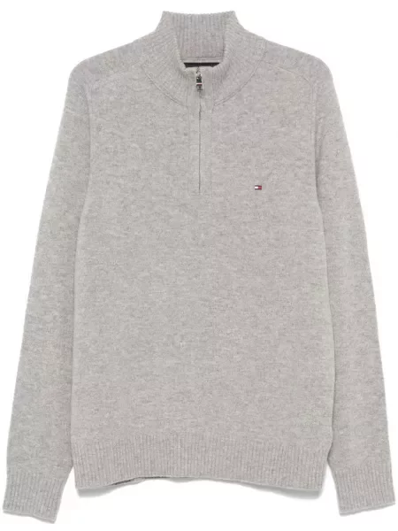Sweter Tommy Hilfiger wełniany szary