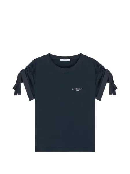 Tricou Givenchy cu funde albastru