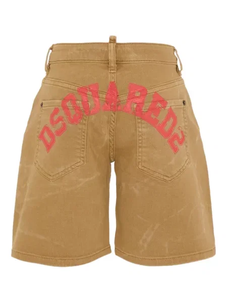 Szorty dziecięce Dsquared2 brązowe
