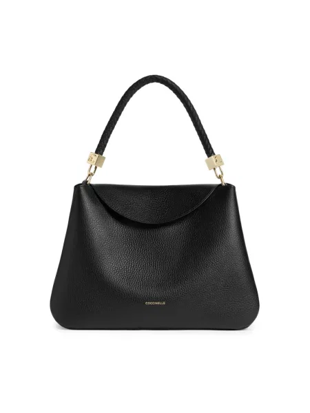 Torebka crossbody Coccinelle skórzana czarna