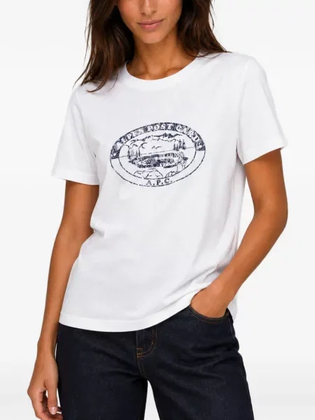 Tricou A.p.c. cu autograf alb