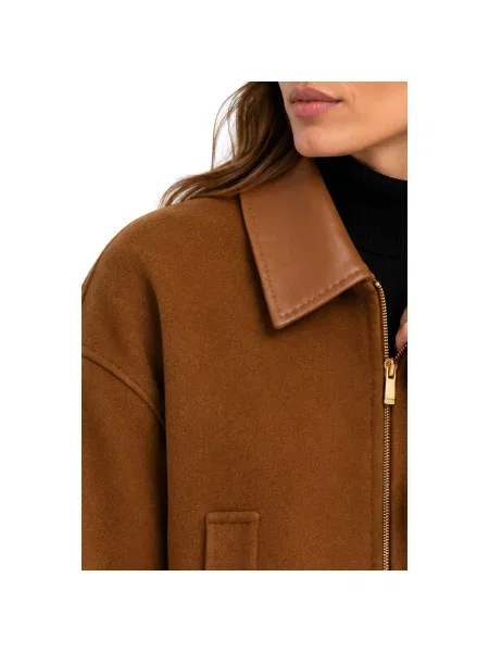 Kabát Maxmara Studio hnedá