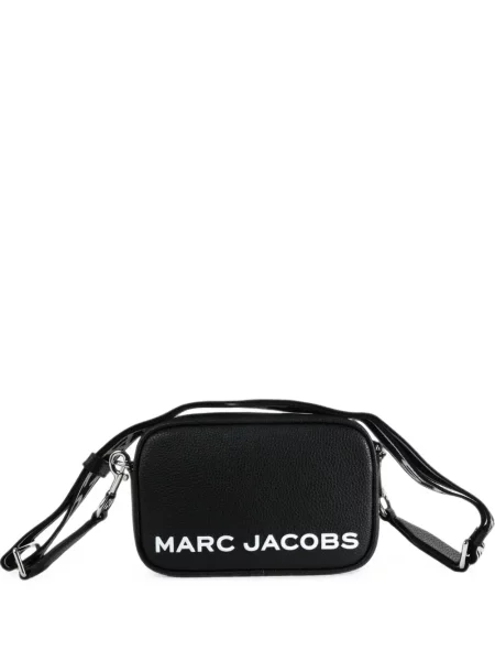 Geantă Marc Jacobs din piele cu imagine negru