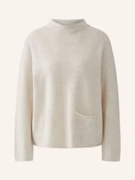 Oui Sweter beige beżowy