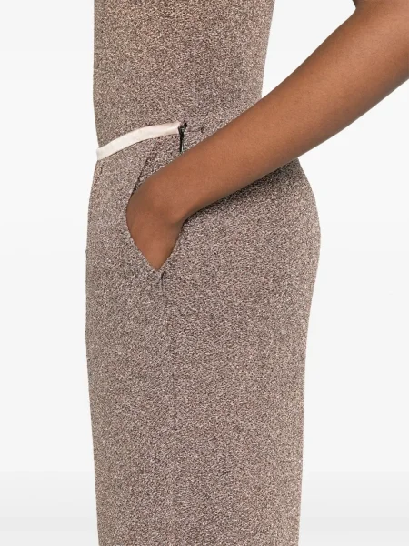 Pantaloni Forte_forte argintiu