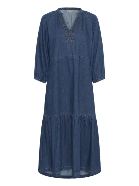 CULTURE Rochie Lava denim albastru