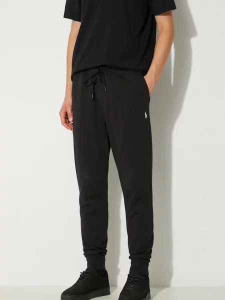 Polo Ralph Lauren spodnie dresowe gładkie czarny