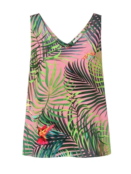 TATUUM Top AMA / verde iarbă / portocaliu / roz albastru