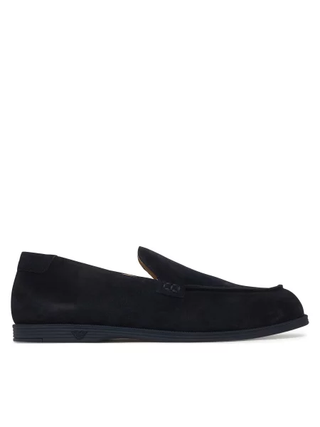 Loaferke Emporio Armani Mornarsko modra