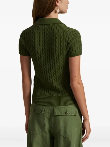 Tricou polo Polo Ralph Lauren cu imagine cu dungi din țesătură twill albastru