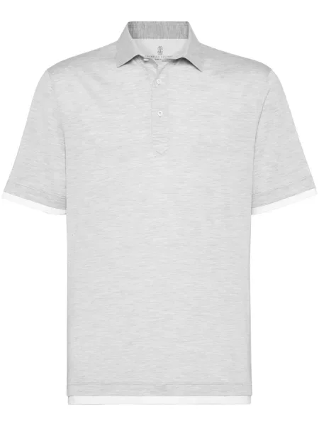 Polo Brunello Cucinelli gri