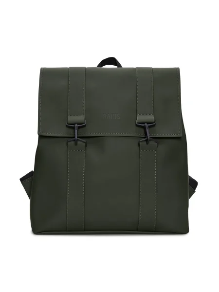 Раница Rains Backpacks голям с изчистен дизайн зелено