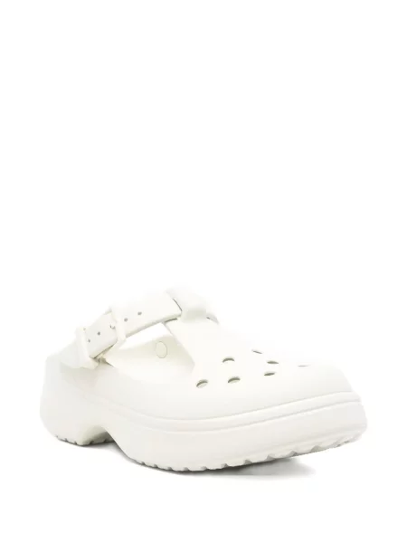 Pantofi cu toc Crocs clasici alb