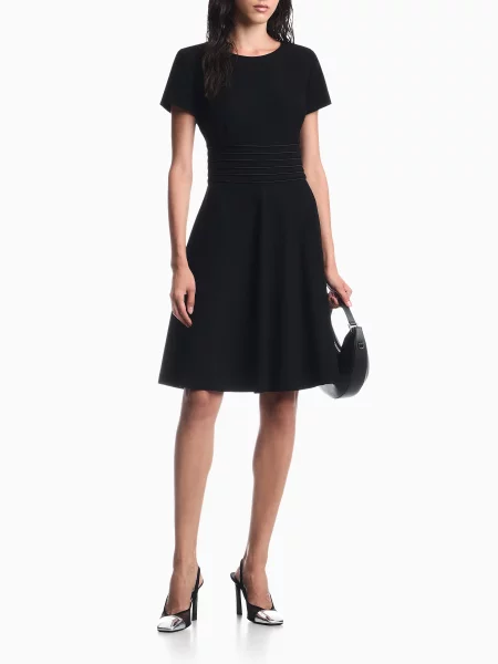 Платье мини Emporio Armani черное