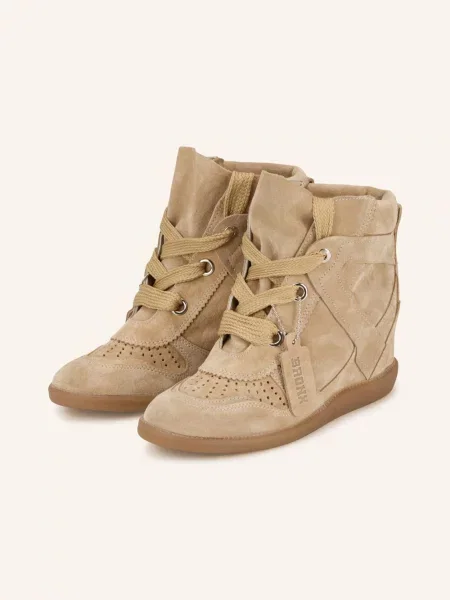 Bronx Hightop Tenisky Jae-Yy S Cvočky světle hnědá