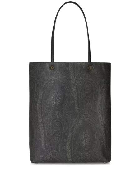 Geantă Etro cu imagine cu model paisley negru