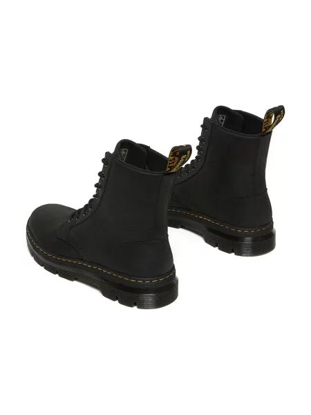 Dr. Martens bocanci de piele Combs cu platformă negru
